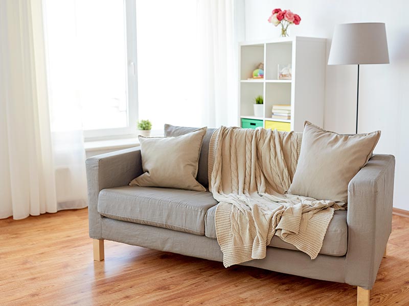 Clean Living Room